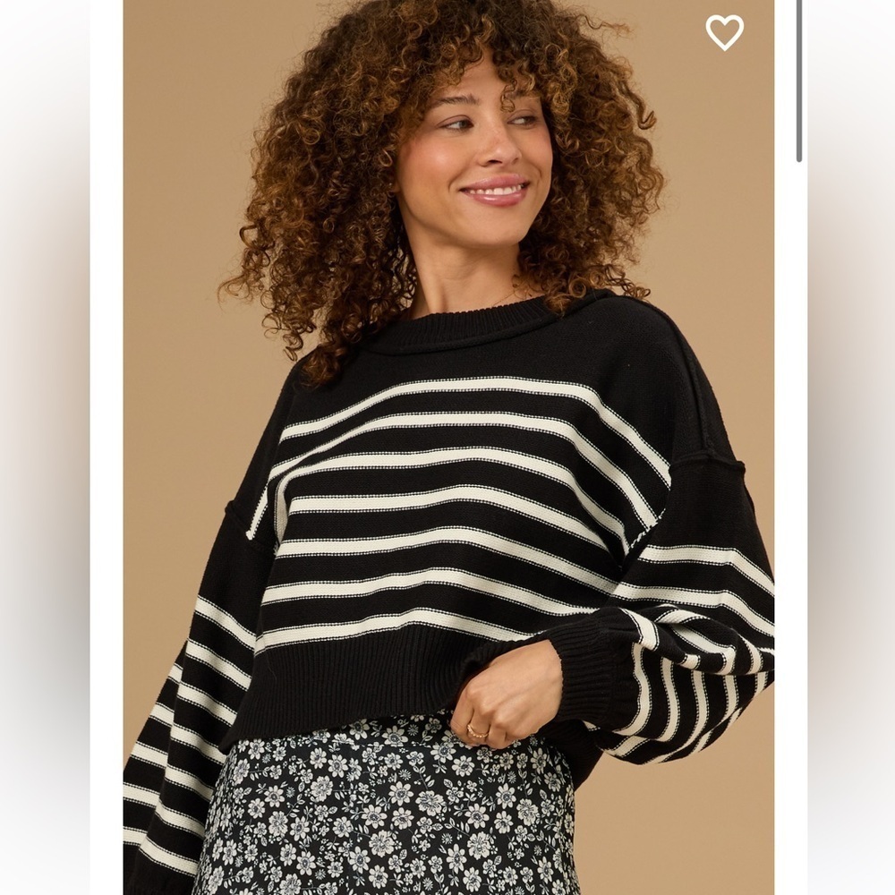New with tags altar’d state Harley striped sweater